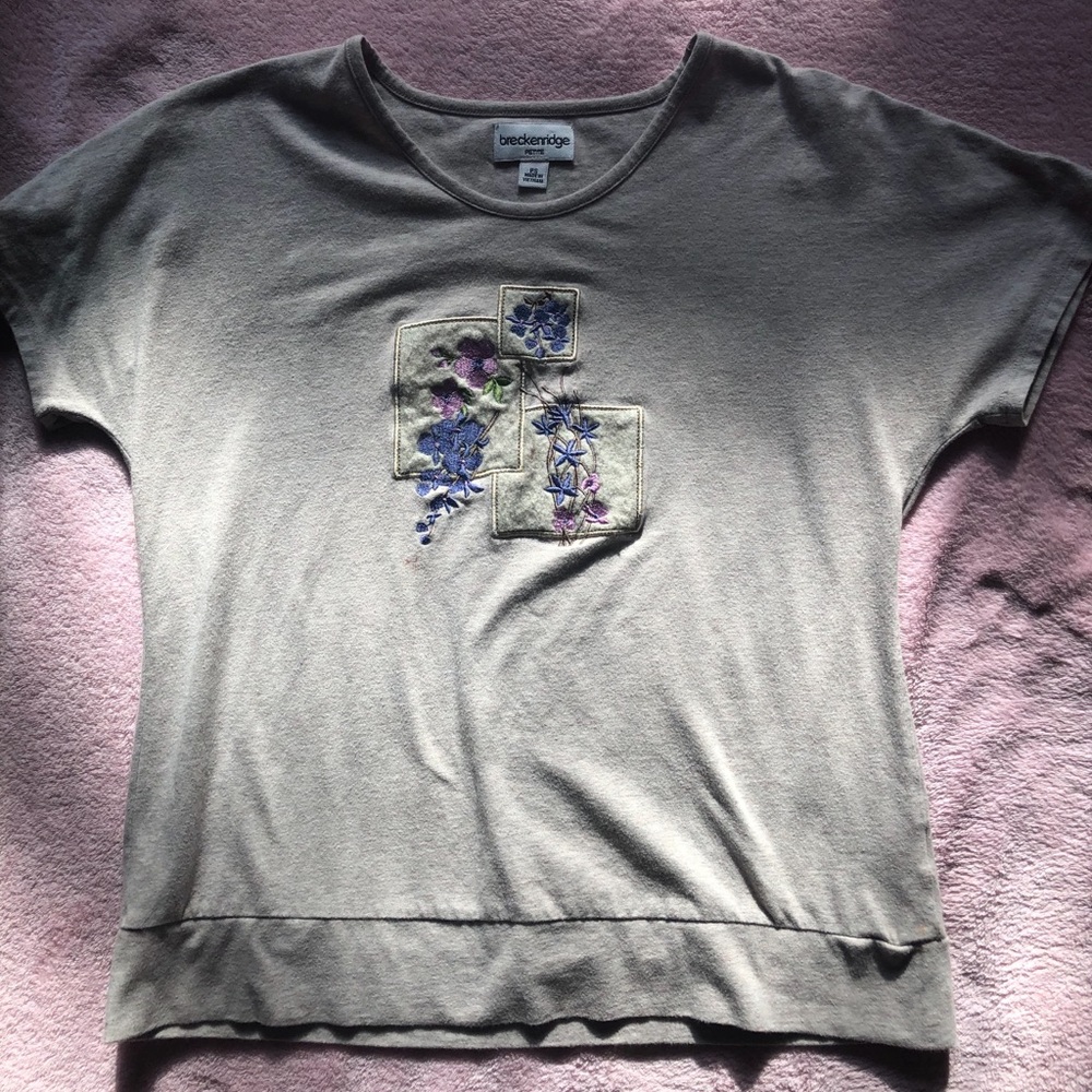 petite small, short sleeve shirt